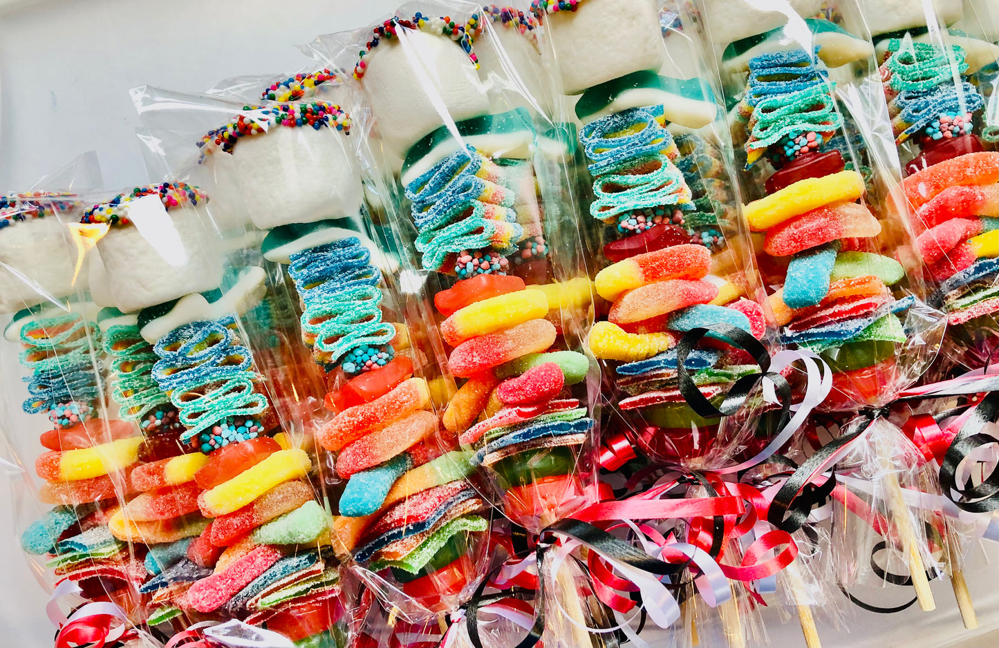 10 Small Rainbow Kabobs