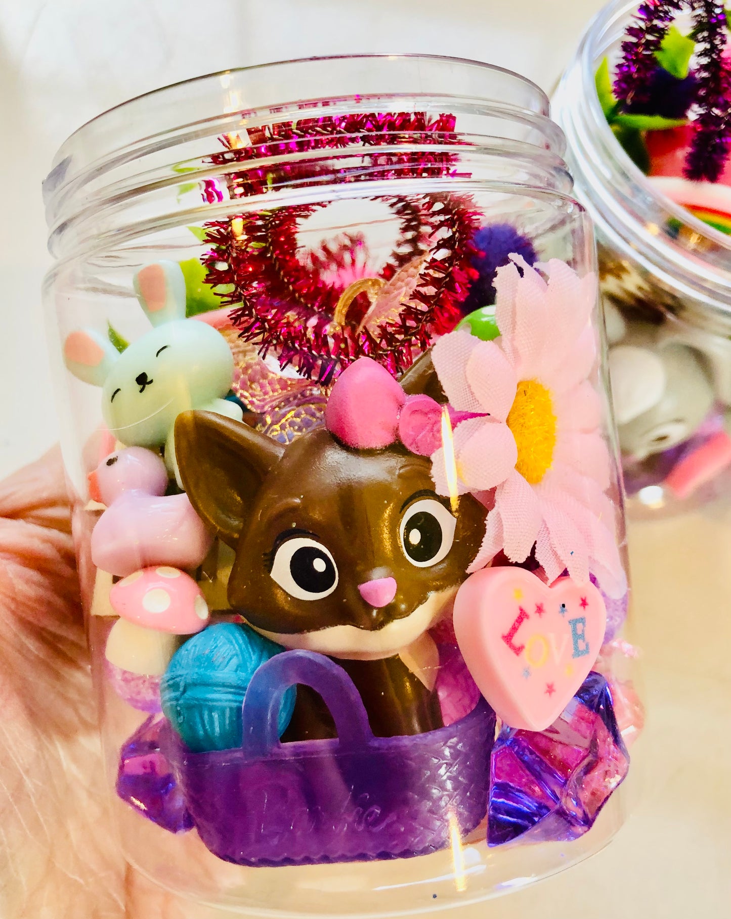 Cute Pets Dough Jar