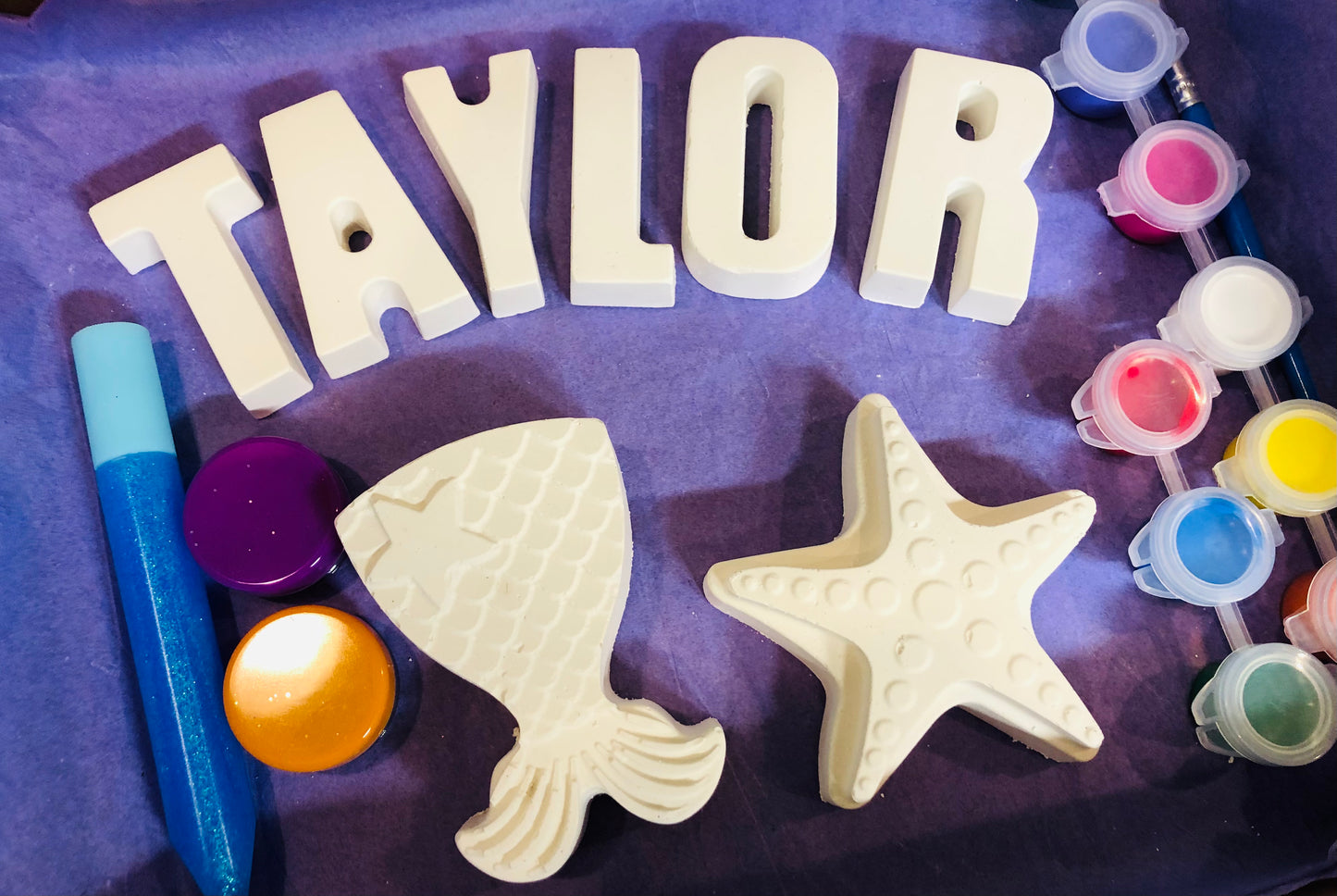 Mermaid Name Painting Kit