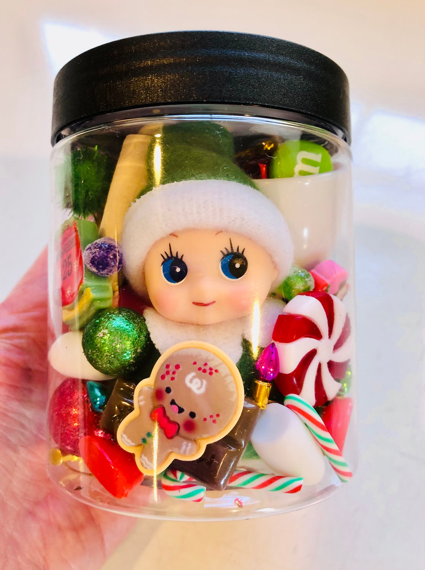 Baby Elf Dough Jar