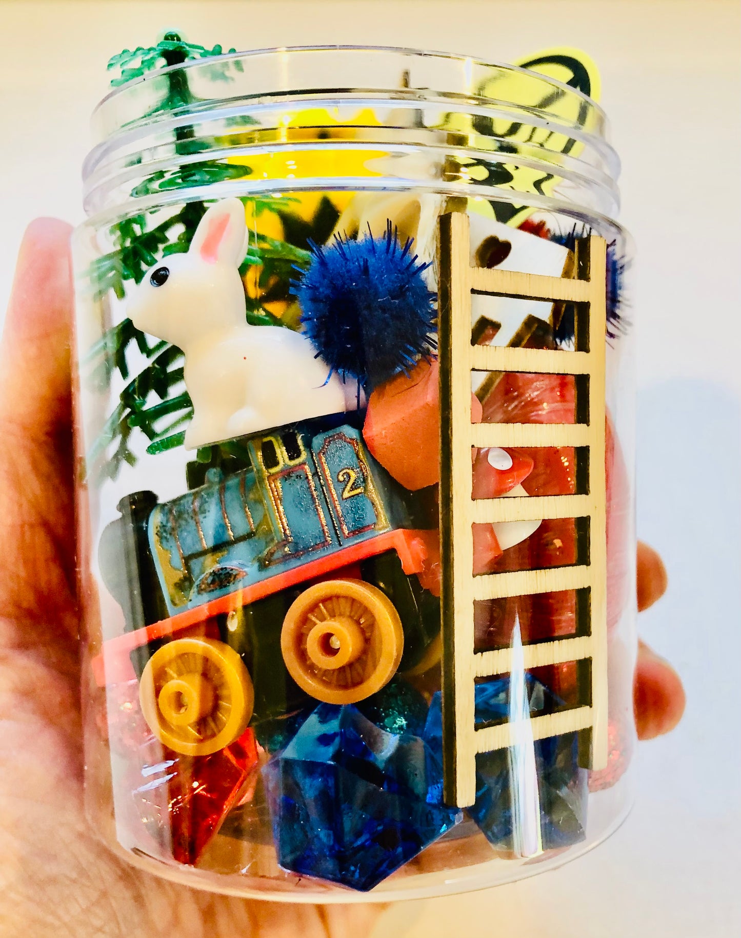 Train Dough Jar