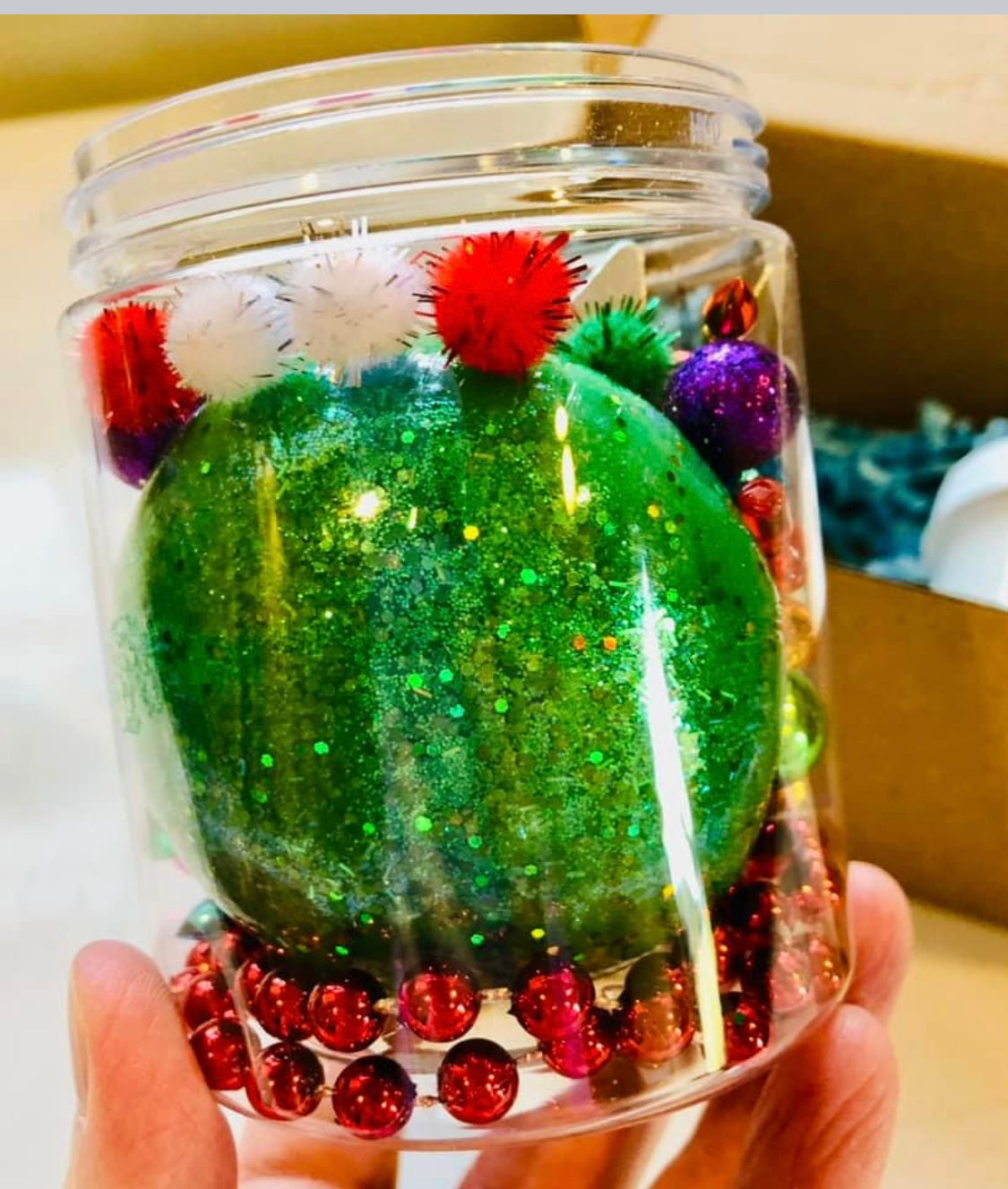 Santa Dough Jar