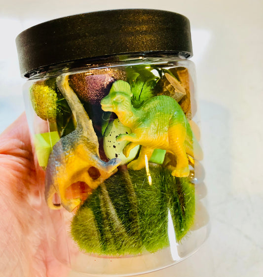 Dinosaur Dough Jar