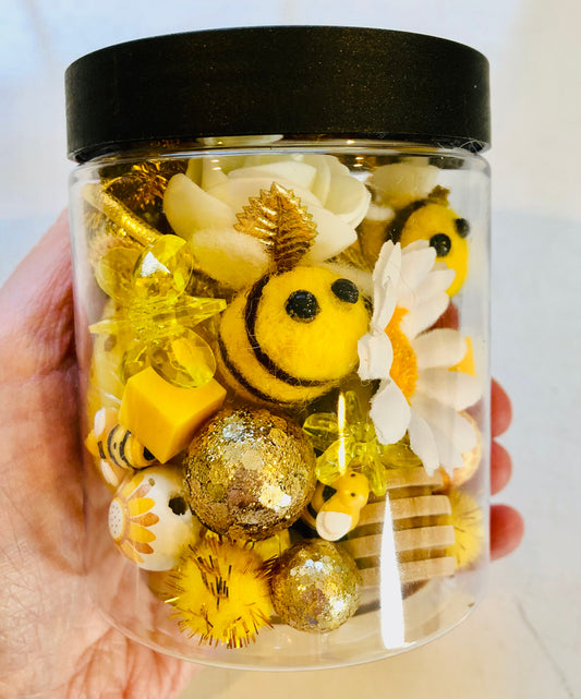 Bee Dough Jar