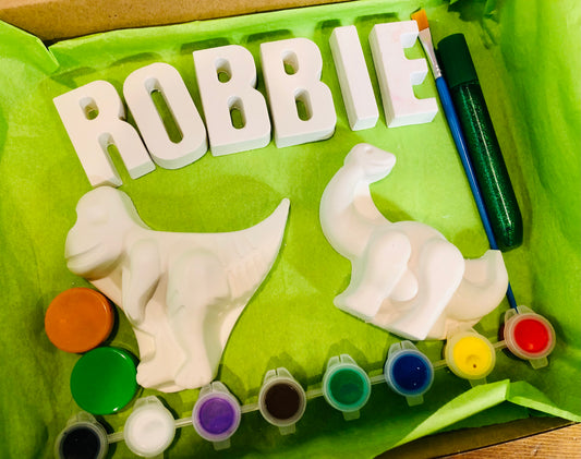 Dinosaur Name Painting Kit