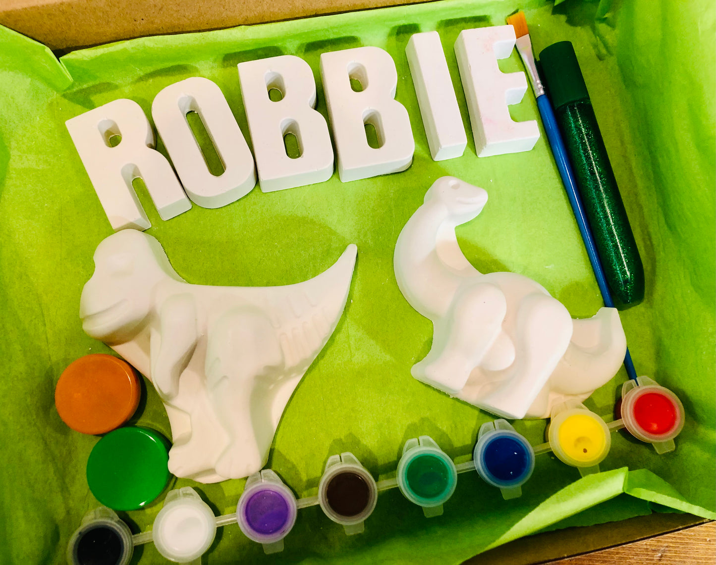 Dinosaur Name Painting Kit